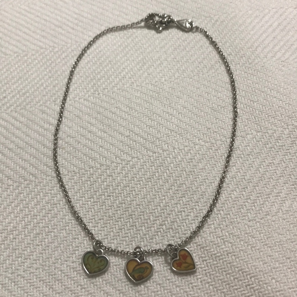 Brighton Piccadilly Three Heart Necklace